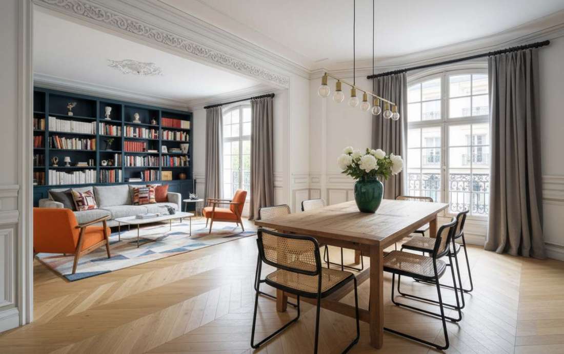 Projet de rénovation et décoration d'un appartement à Versailles